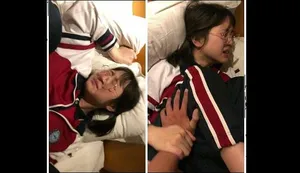 Đang chụp ảnh nude thì thằng em nó cửng to đùng